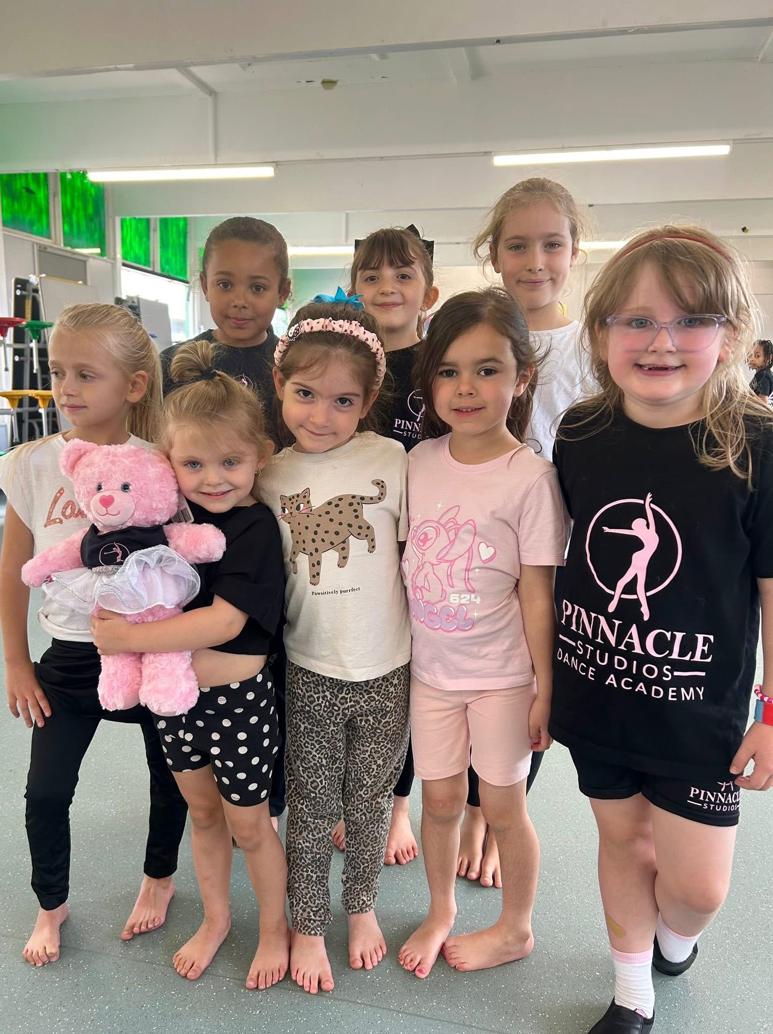 Young dancers enjoying class together