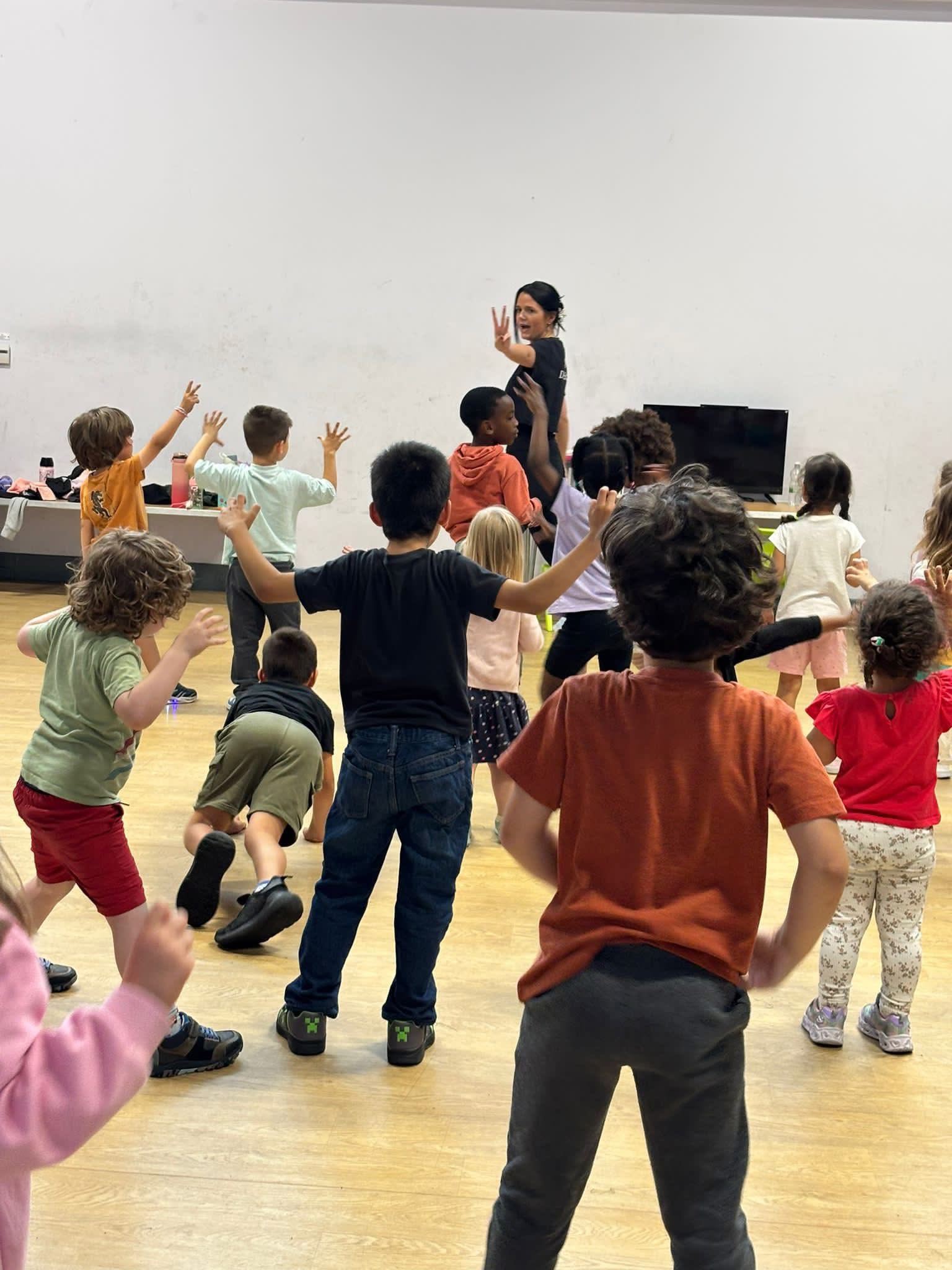 Children taking part in a Pinnacle dance class